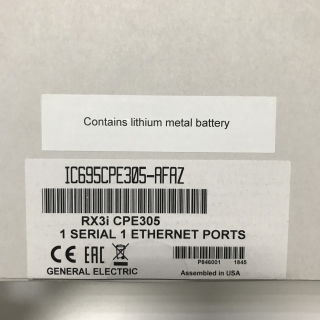 GE CPU module IC695CPE305