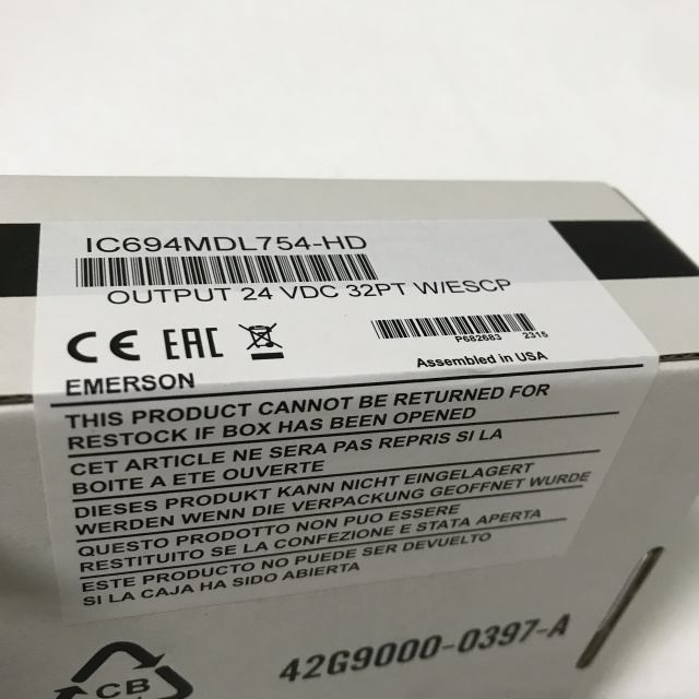 Emerson input module IC694MDL754