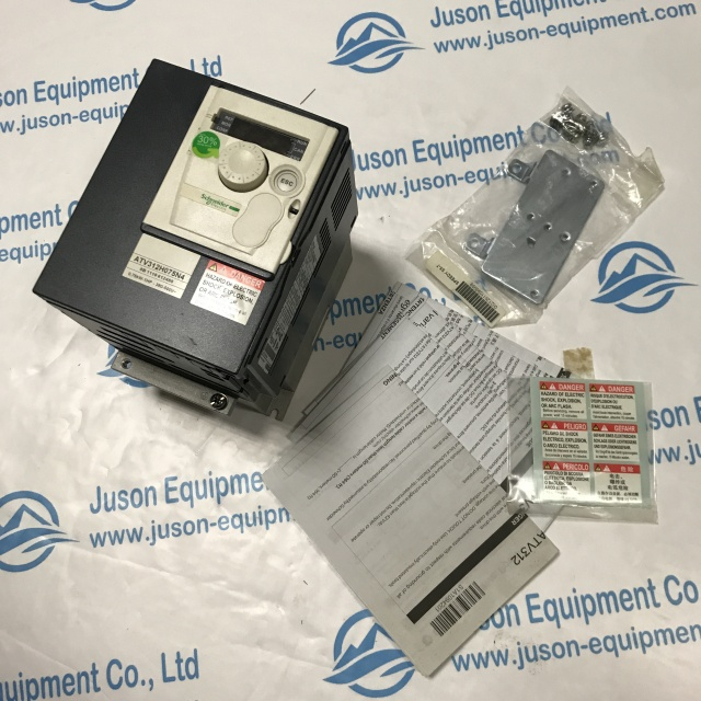 Schneider variable speed drive ATV312H075N4 ATV312 - 0.75kW - 2.4kVA - 41W - 380..500 V- 3-phase supply
