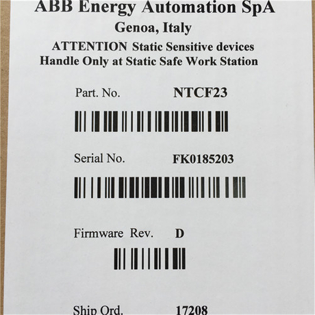 ABB PLC switch output module NTCF23 