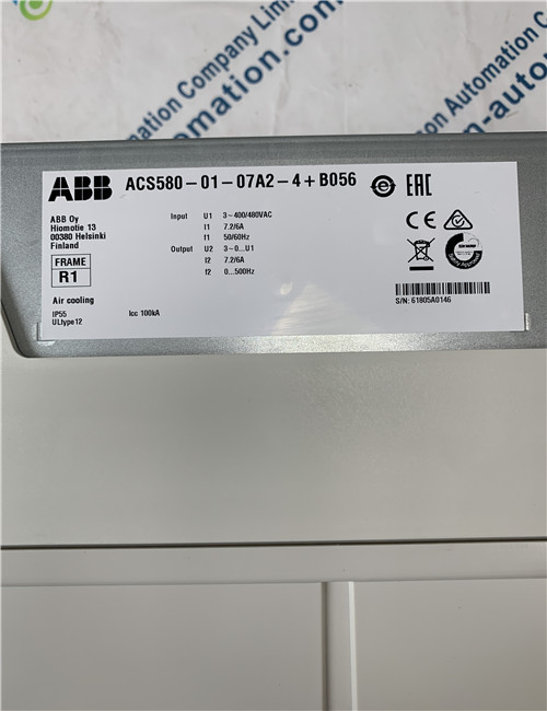 ABB ACS580-01-07A2-4+B056 Frequency converter