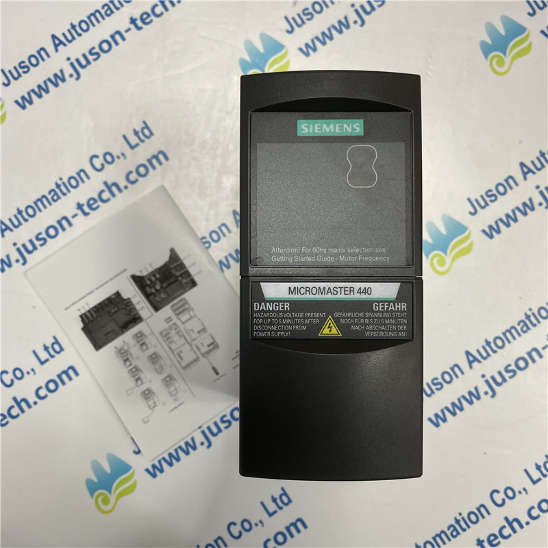 SIEMENS 6SE6440-2UD13-7AA1 MICROMASTER 440 without filter 380-480 V 3 AC +10/-10% 47-63 Hz constant torque 0.37 kW overload 150% 60 s