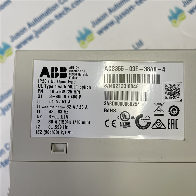 ABB inverter ACS355-03E-38A0-4