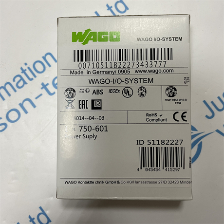 WAGO power module 750-601