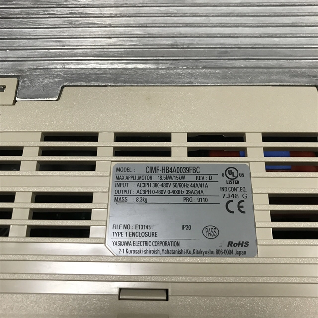 Yaskawa Inverter CIMR-HB4A0039FBC