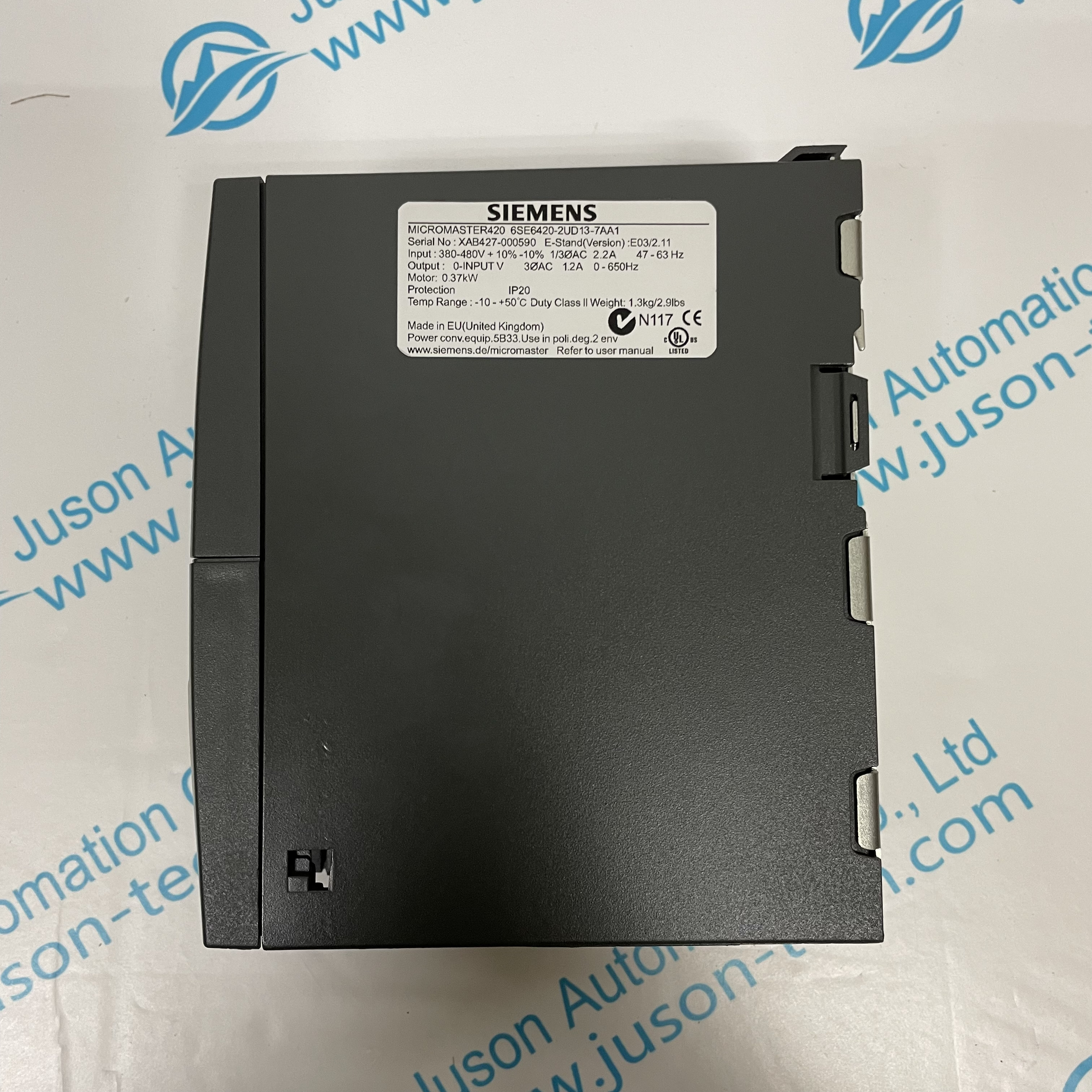 SIEMENS inverter 6SE6420-2UD13-7AA1