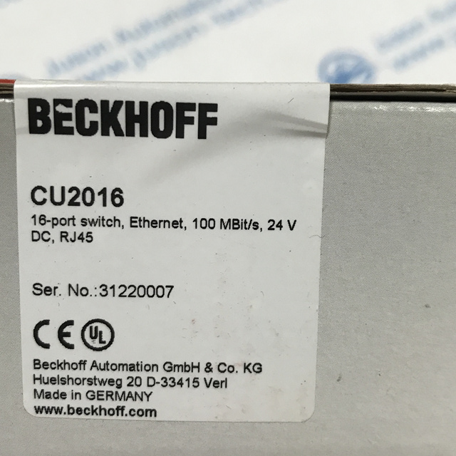 BECKHOFF Bus control module CU2016