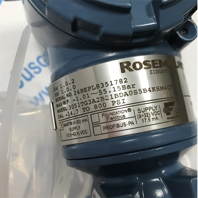 Rosemount Pressure Transmitter 3051TG3A2B21BDA0S5B4K8M4CT+R306ET22BA11