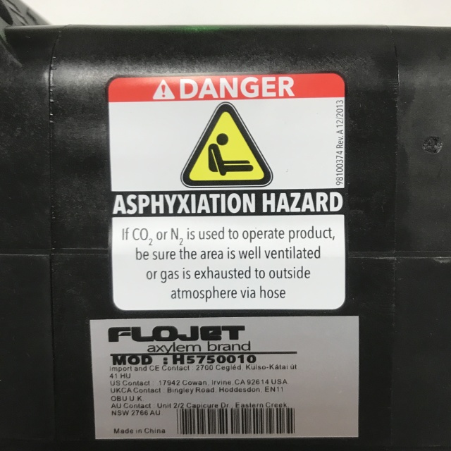 Flojet diaphragm pump G575215 H5750010