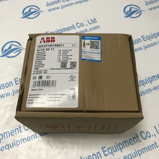 ABB AC contactor A110-30-11 1SFL451001R8011 