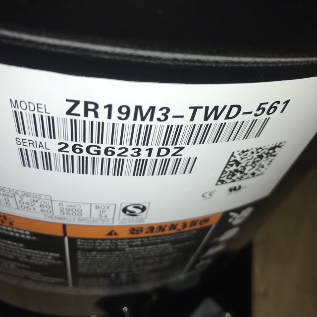 Copeland compressor ZR19M3-TWD-561