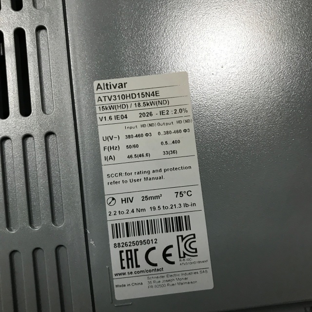 Schneider frequency converter ATV310HD15N4E