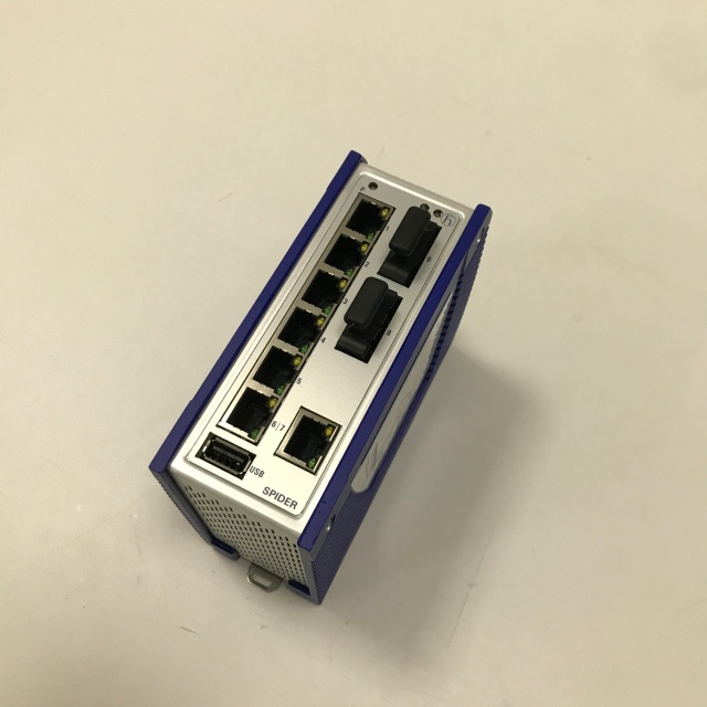 Hirschmann Non-managed industrial Ethernet rail-mounted switch SPIDER-PL-20-07T1S2S299TWVHHHH