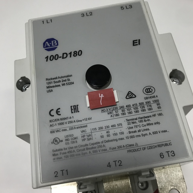 Allen Bradley contactor 100S-D180EA22BC