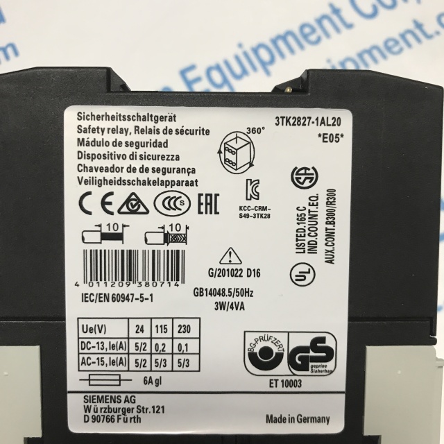 SIEMENS Relay 3TK2827-1AL20 The preferred successor