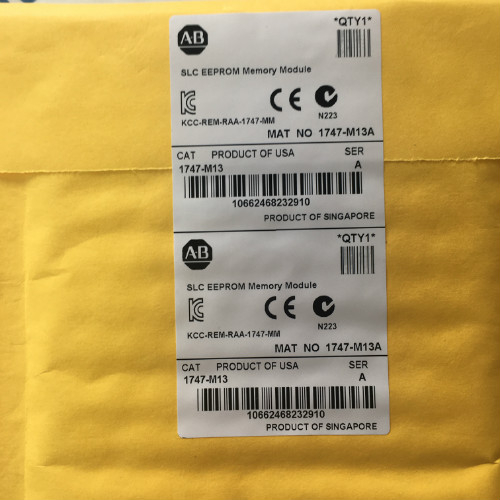 Allen Bradley PLC input and output module 1747-M13 