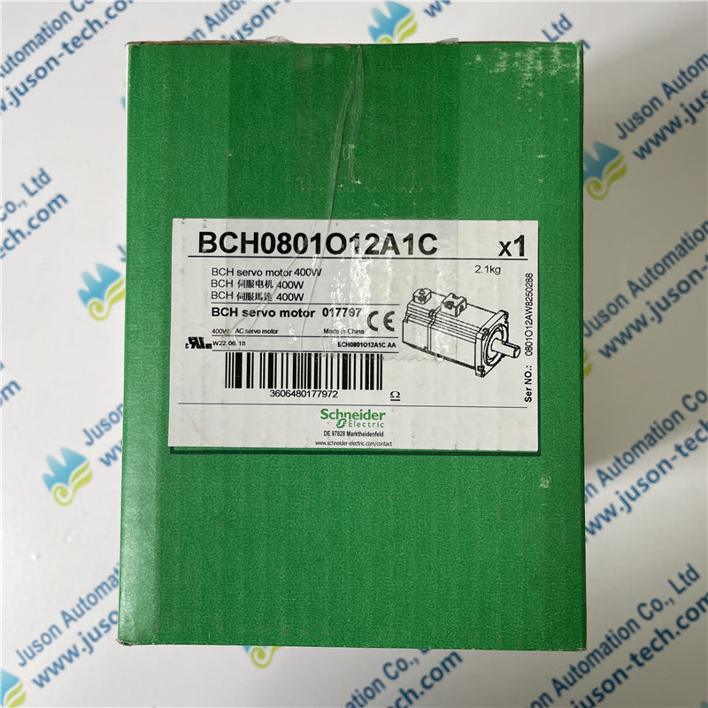 Schneider BCH0801012A1C servo motor BCH, no oil seal, w key, 20-bit encoder, w/o brake-straight con