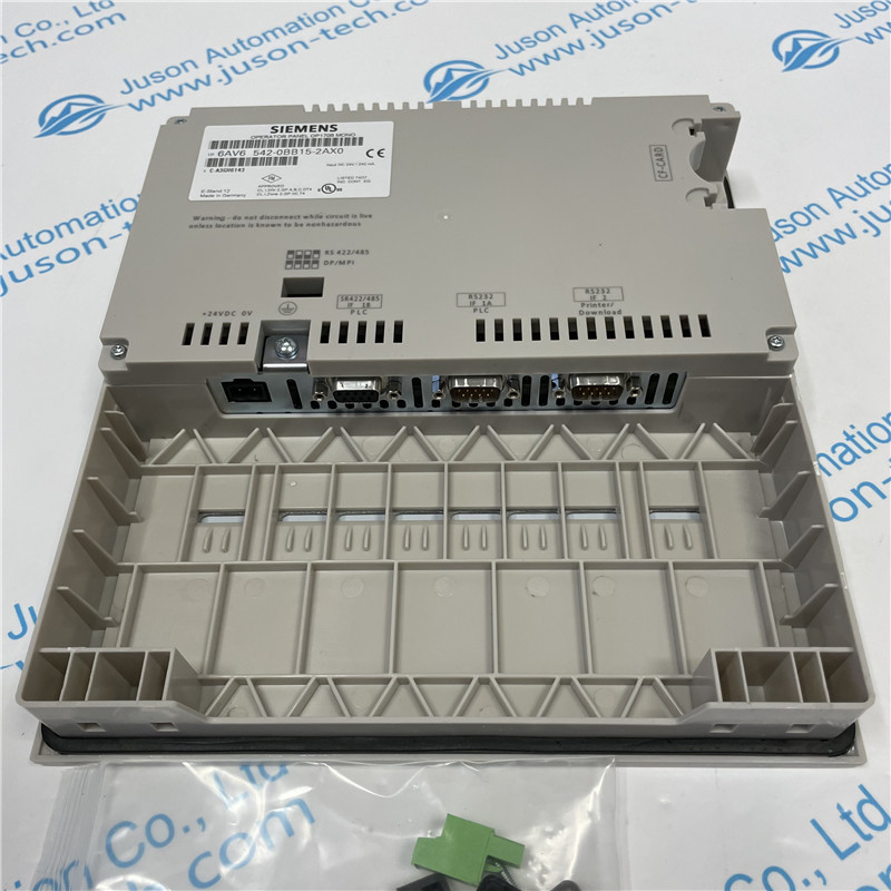SIEMENS touch operation panel 6AV6542-0BB15-2AX0 SIMATIC Panel OP 170B blue mode STN display MPI/PROFIBUS DP interface Printer interface Slot 