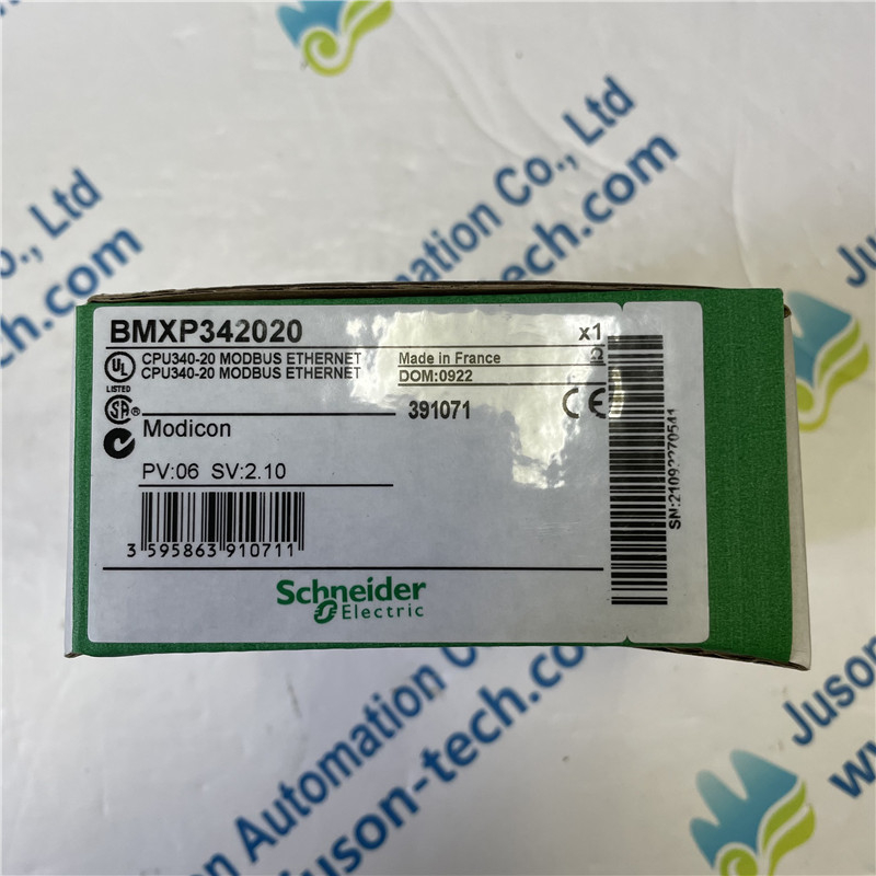 Schneider processor module BMXP342020 Processor module, Modicon M340 ...