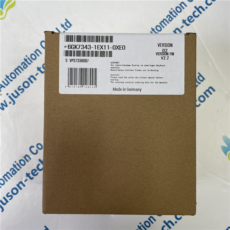 SIEMENS communication module 6GK7343-1EX11-0XE0 Communications processor CP 343-1 for connection of SIMATIC S7-300 to Industrial Ethernet over ISO