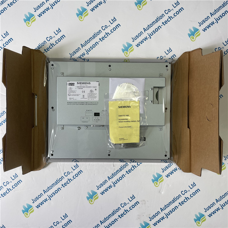 SIEMENS 6AV6643-0CD01-1AX1 SIMATIC MP 277 10" Touch Multi Panel with retentive memory 10.4" TFT display