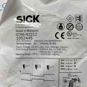 SICK Mini Photoelectric Sensor GTB6-N1211 1052441