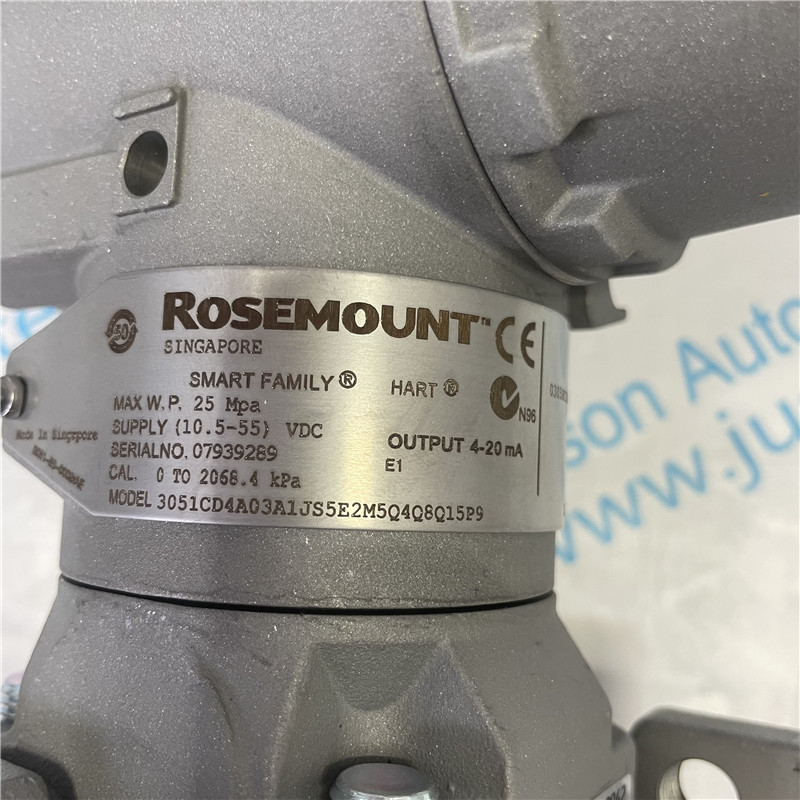 EMERSON Rosemount pressure transmitter 3051CD4A03A1JS5E2M5Q4Q8Q15P9+0305RC53B11