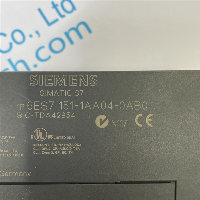 SIEMENS interface module 6ES7151-1AA04-0AB0 SIMATIC DP, INTERFACE MODULE IM151-1 STANDARD FOR ET200S;