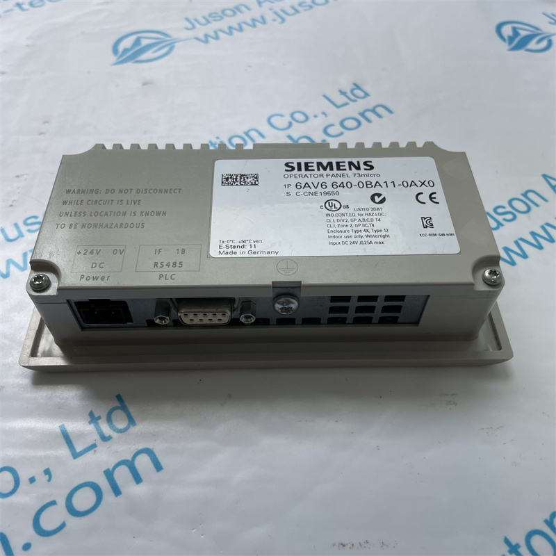 SIEMENS touch screen module 6AV6640-0BA11-0AX0