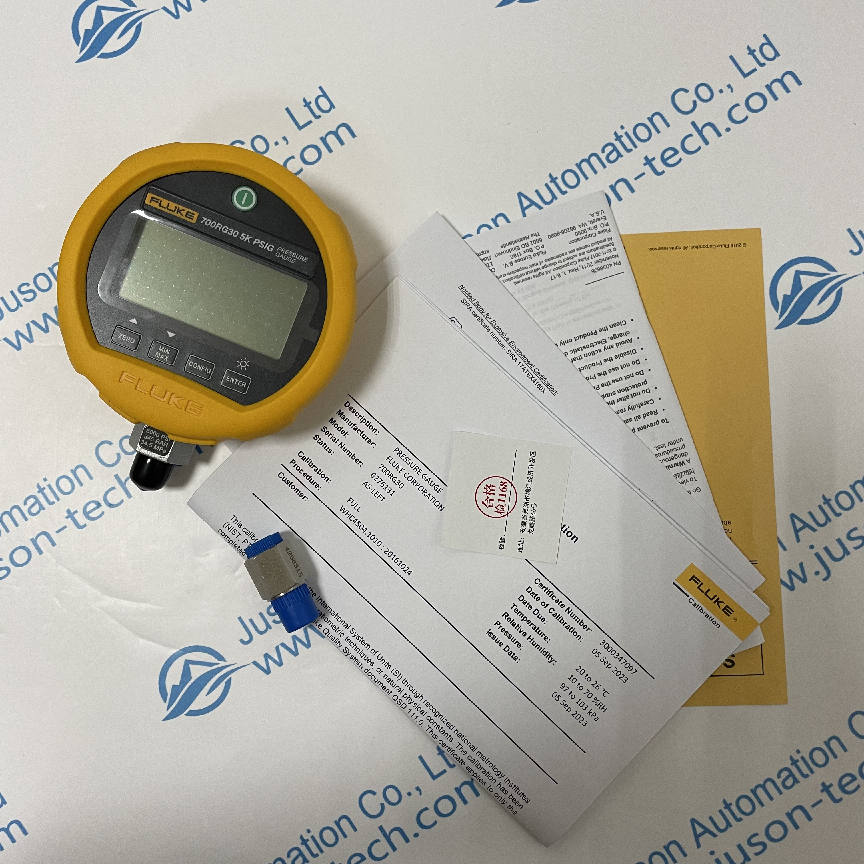 Fluke high-precision digital pressure gauge 700RG30