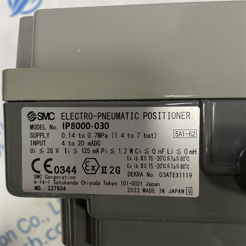 SMC POSITIONER IP8000-030