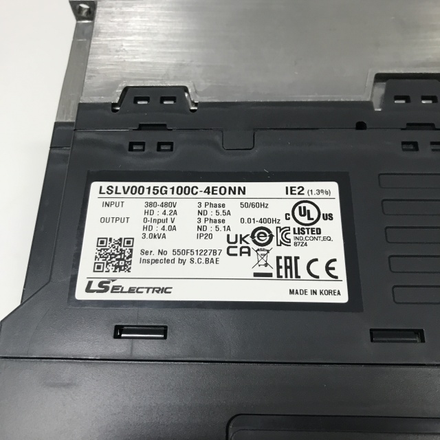 LS frequency converter LSLV0015G100C-4EONN