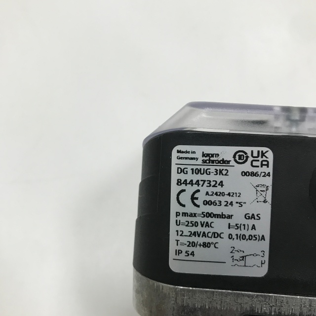 krom schroder Gas pressure switch DG 10UG-3K2