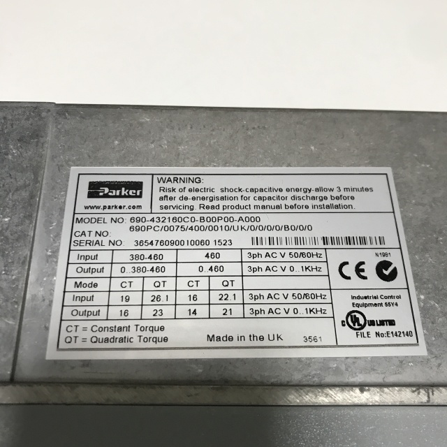 Parker AC Drive 690-432160C0-B00P00-A000