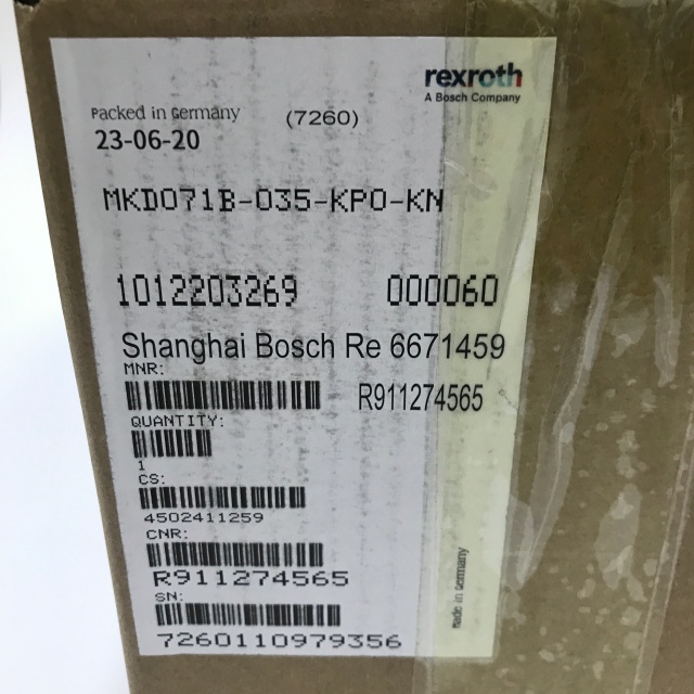 Rexroth servo motor R911274565 MKD071B-035-KP0-KN