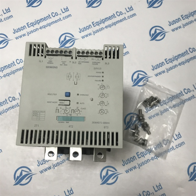 SIEMENS soft starter 3RW4075-6BB44