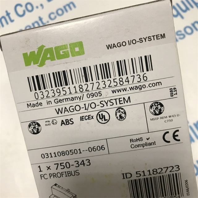 WAGO PLC module 750-343