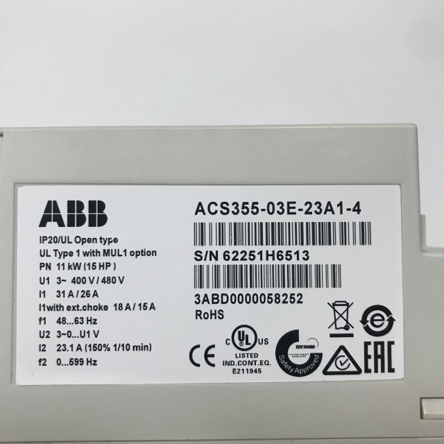 ABB Inverter ACS355-03E-23A1-4 