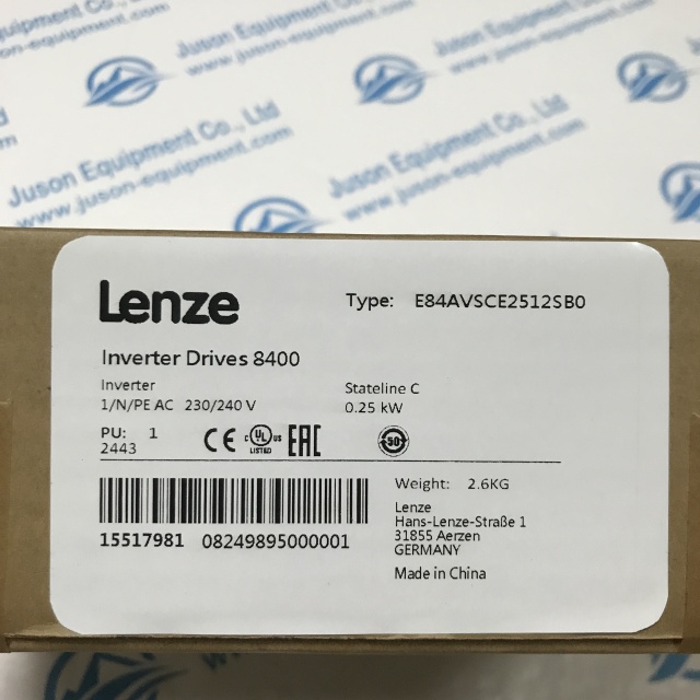 LENZE inverter E84AVSCE2512SB0 
