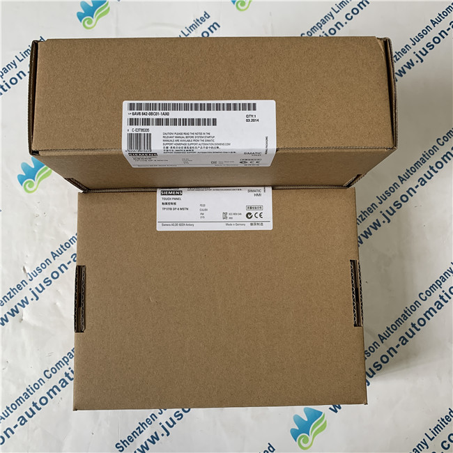 SIEMENS 6AV6642-0BC01-1AX0 SIMATIC TOUCH PANEL TP177B DP BLUE MODE STN-DISPLAY 