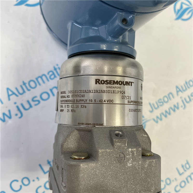 EMERSON Rosemount Pressure Transmitter 3051S1CD2A2A12A2AB3D1E1P9Q4+0304RT32F11