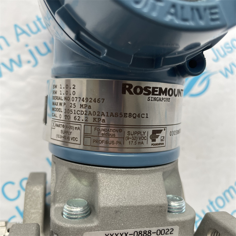 Rosemount pressure transmitter 3051CD2A02A1AS5E8Q4C1 + 0305RM52A11BDDF 
