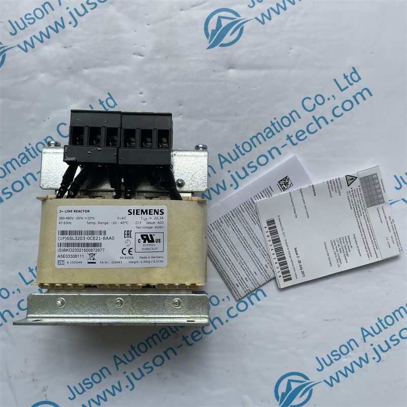SIEMENS incoming reactor 6SL3203-0CE21-8AA0