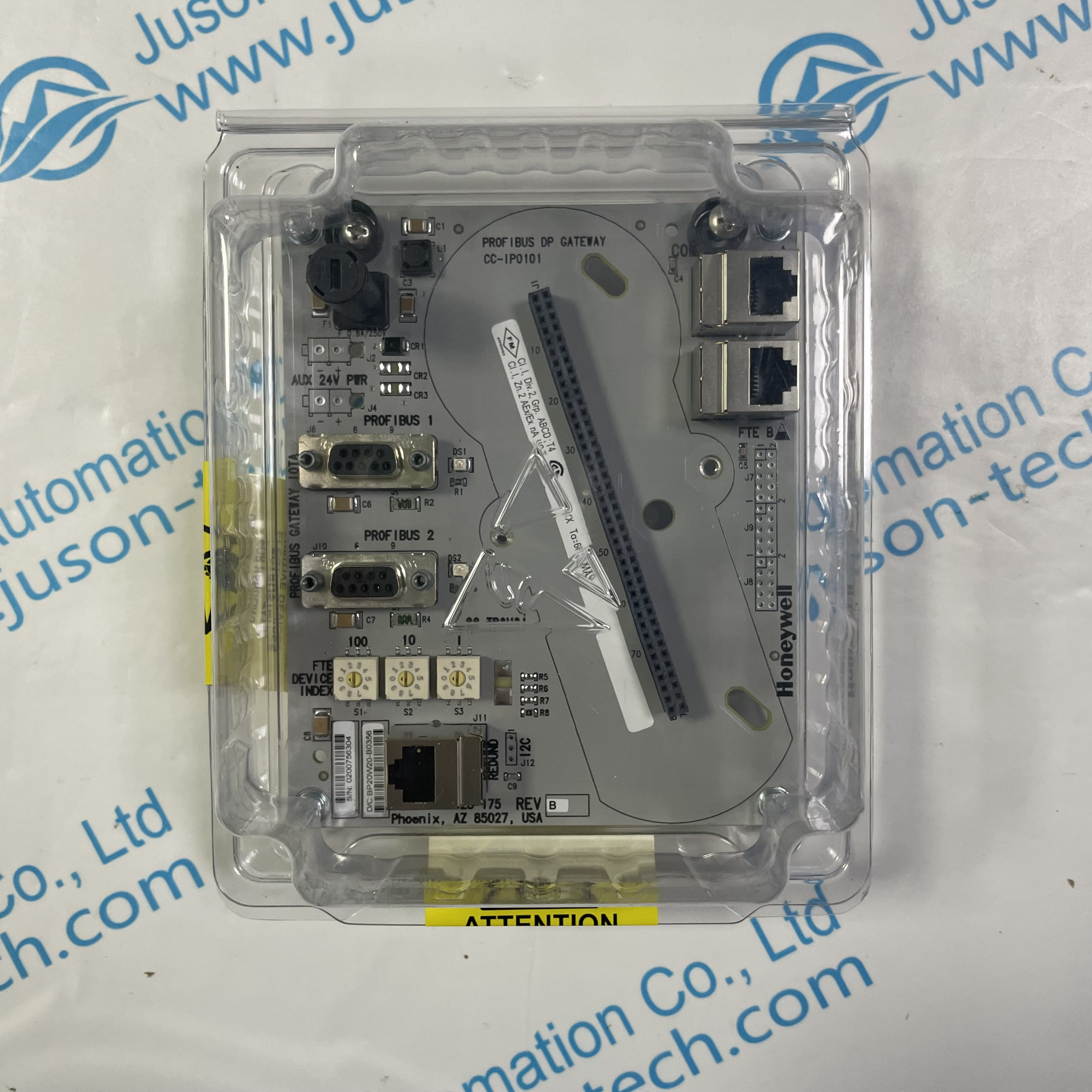 Honeywell input/output card module CC-TPOX01 