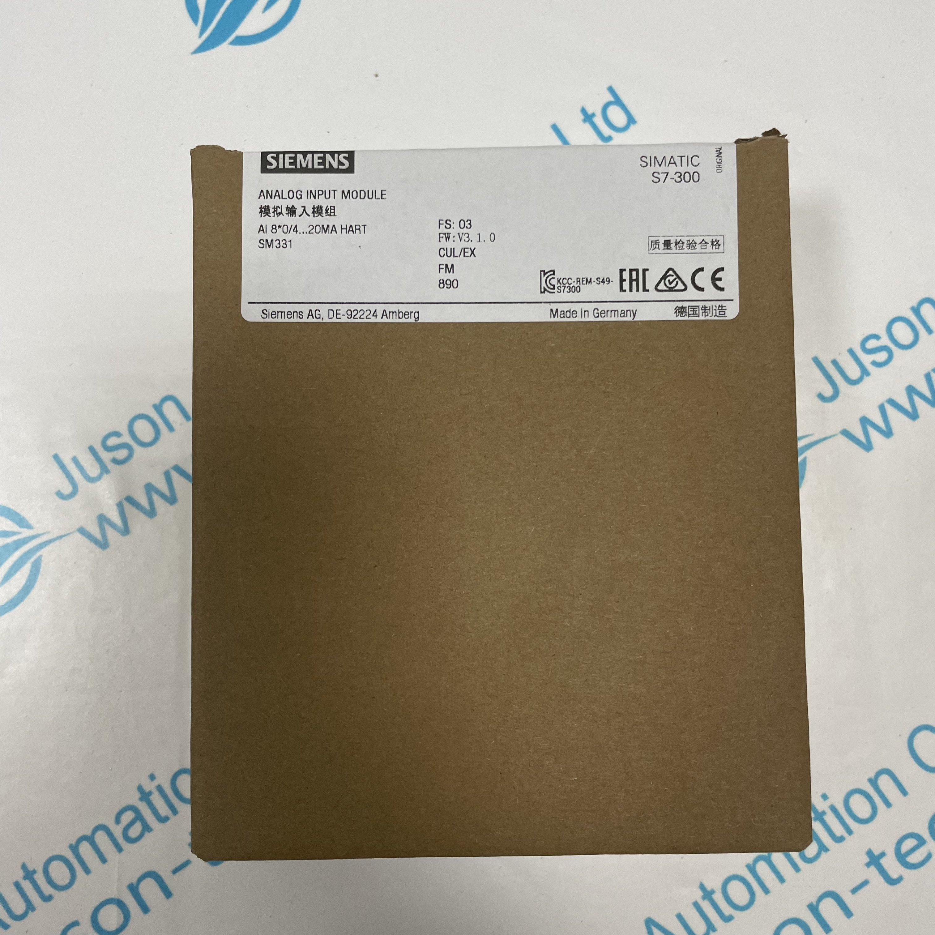 SIEMENS analog input module 6ES7331-7TF01-0AB0