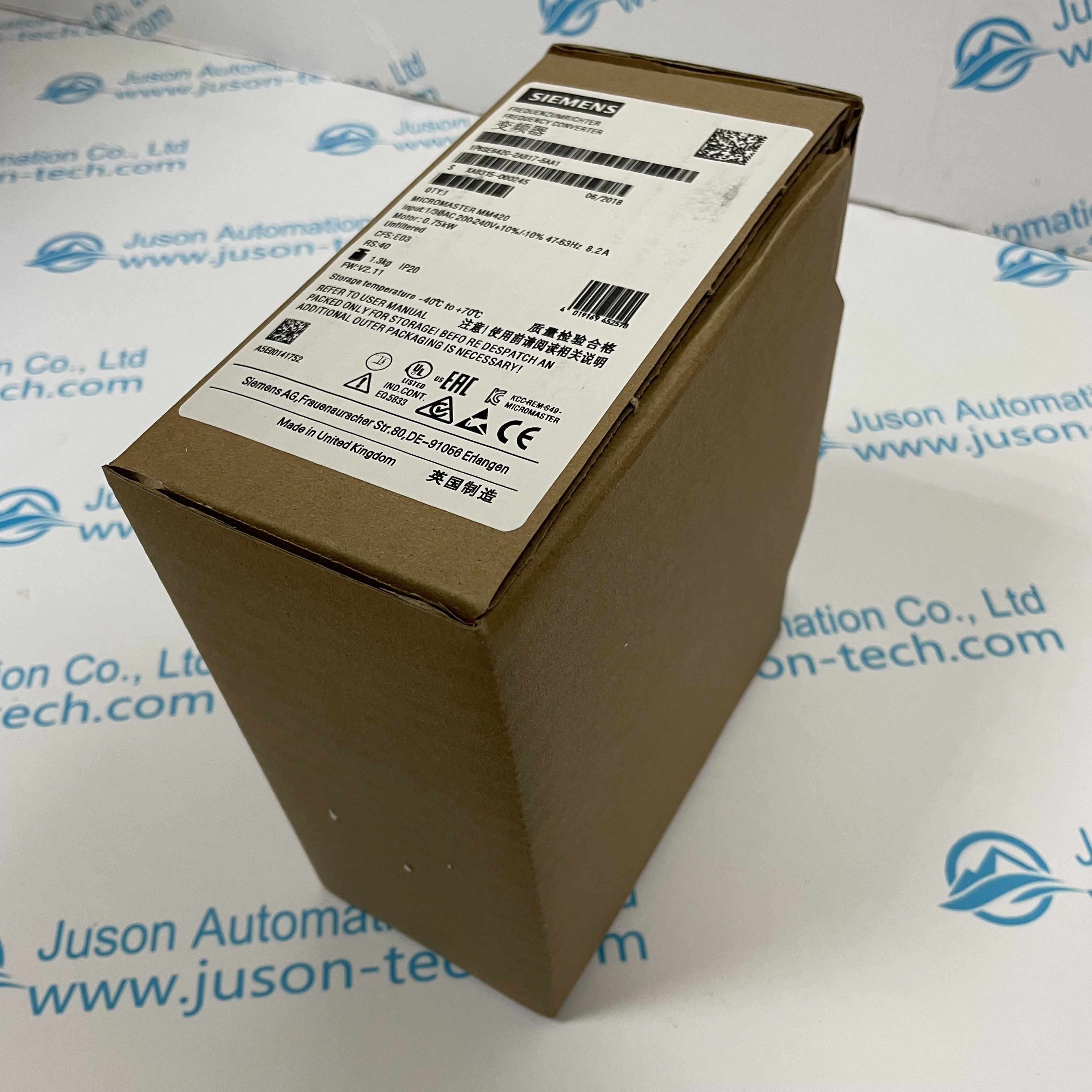 SIEMENS inverter 6SE6420-2AB17-5AA1