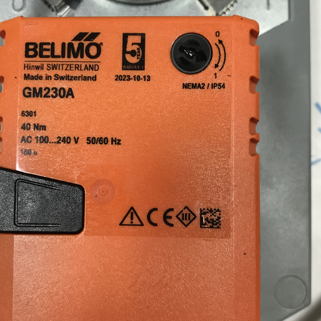 Belimo Electric air valve actuator GM230A 