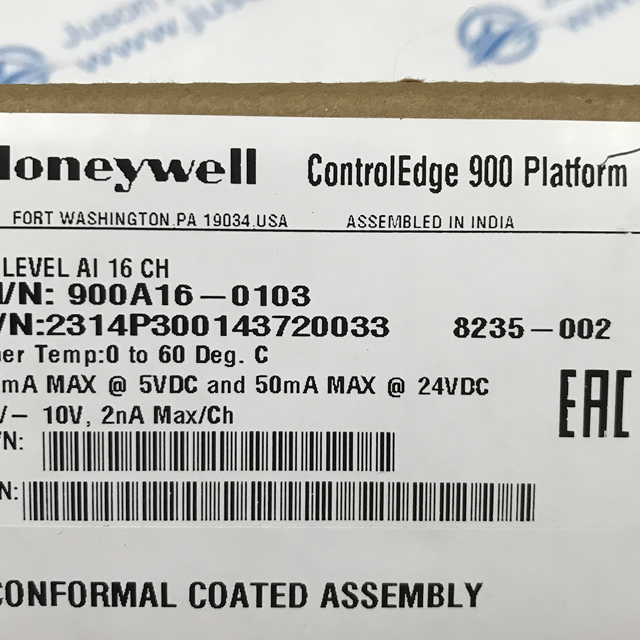 Honeywell Cable power module 900A16-0103