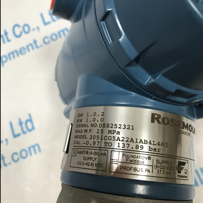 Rosemount Pressure Transmitter 3051CG5A22A1AB4L4M5