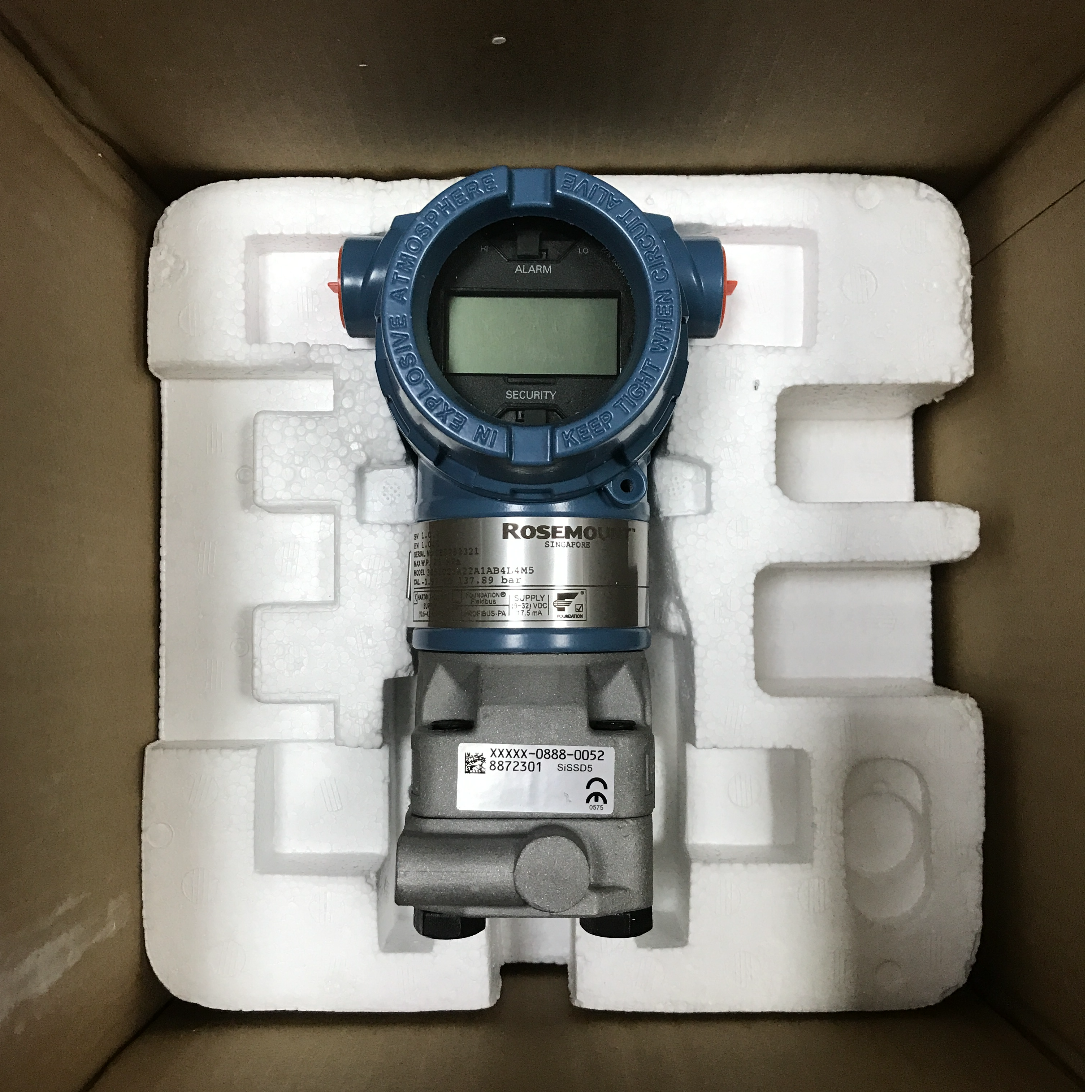 Rosemount Pressure Transmitter 3051CG5A22A1AB4L4M5